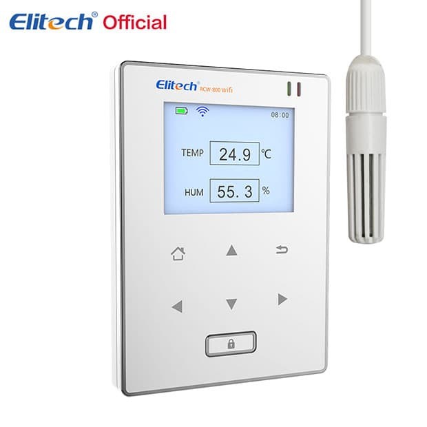 Jual Wifi Temperature &amp; Humidity Data Logger Elitech RCW