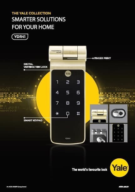 Jual Kunci Pintu Digital YALE / Digital Sliding Door Lock ...