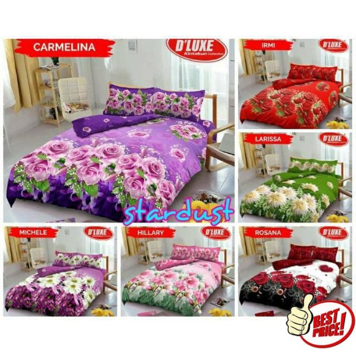 Sprei Kintakun D'luxe 120 160 180 - Carmelina / Irmi / Larissa /