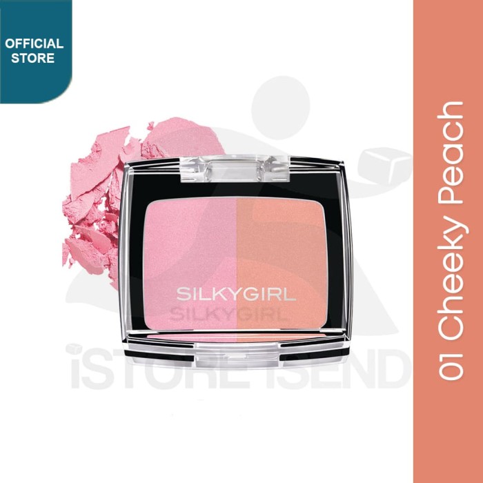 Foto Produk SILKYGIRL Shimmer Duo Blusher 01 Cheeky Peach dari SILKYGIRL Official Store
