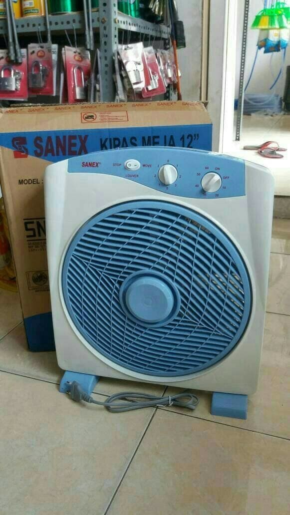 Kipas Angin Meja/ Box Fan Sanex /Kipas angin Kotak Sanex bukan cosmos