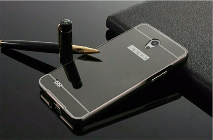 MURAHHHHHH Bumper Slide Mirror Metal Case Oppo Joy 3 A11
