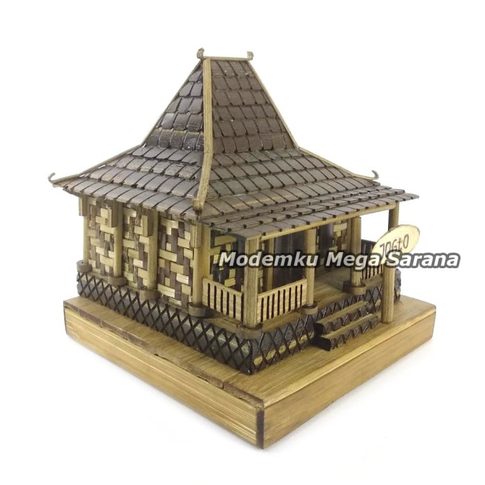 85 Gambar Rumah Jawa Dari Bambu Terbaik