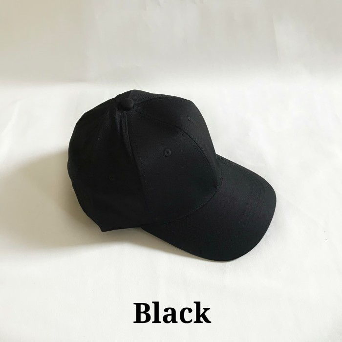 Jual topi baseball pria dan wanita adidas warna hitam polos murah