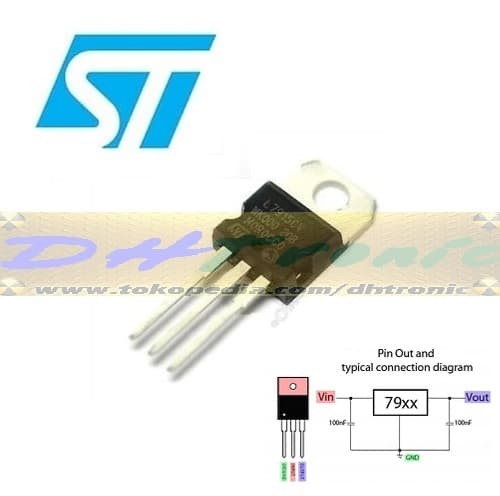 Pack of 2 Voltage Regulator L7915CV L7915-15V 7915