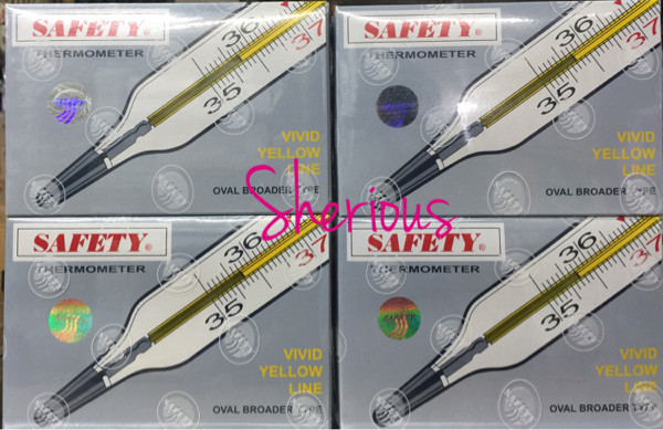 Thermometer Safety isi 12pcs - Termometer Manual
