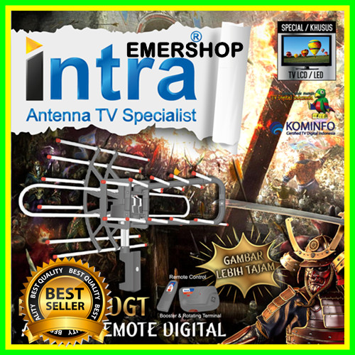Antena TV LED DIGITAL REMOTE(INCLUDE KABEL DAN BOOSTER)