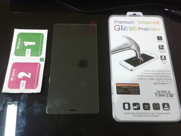 Mini Depan Dan Source · Sony Xperia Z3 Tempered Glass Depan Belakang Front .