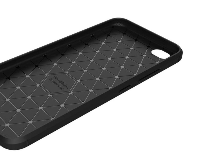 Case Ipaky Carbon Fiber Xiaomi Redmi Note 4X Softcase Shockproof TPU - Hitam