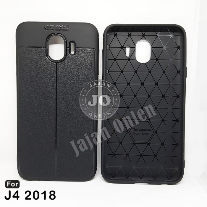 Auto Focus Case Casing Samsung j4 2018 Hitam Doff Softcase
