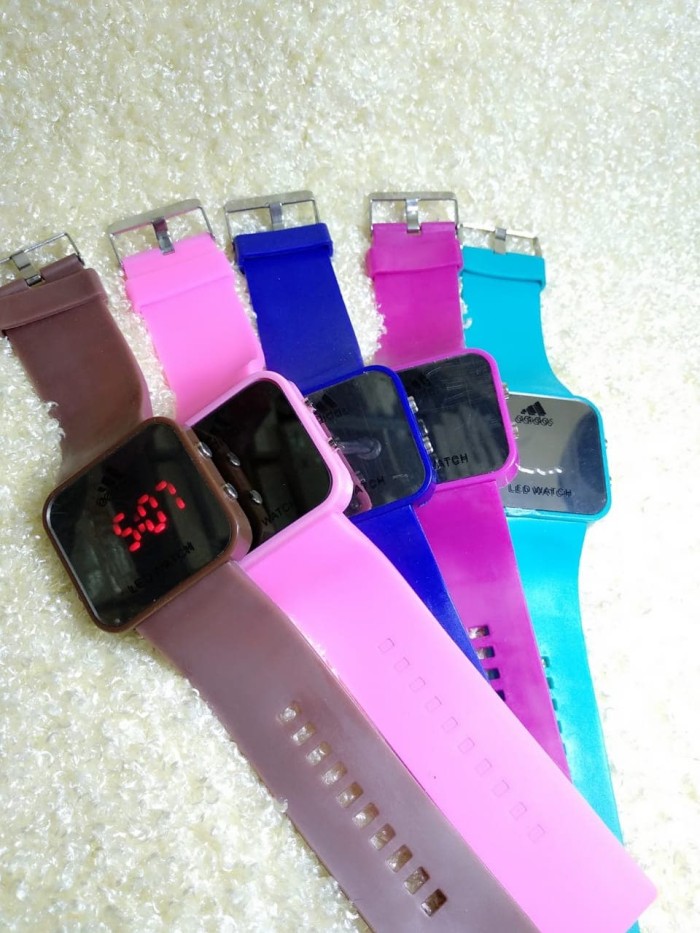 jam adidas led watch
