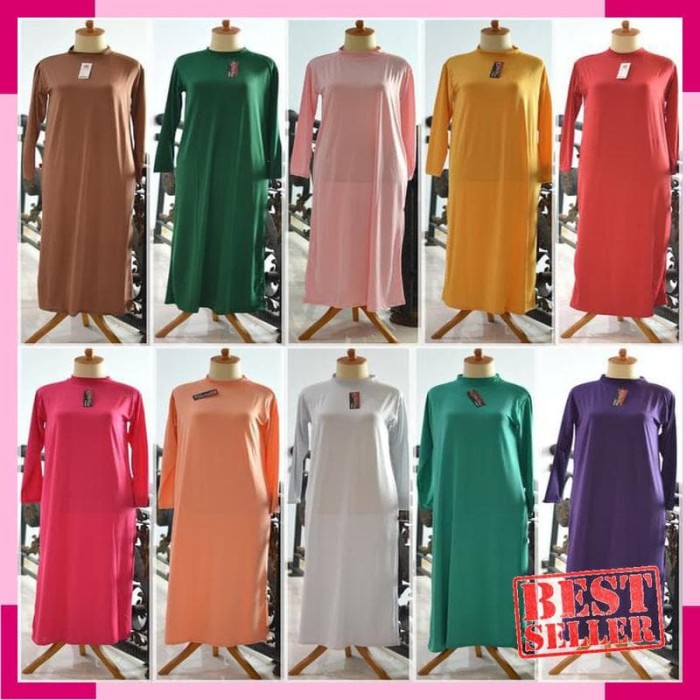 Crosse Mara H I J A B Manset Gamis Crew Neck Lengan Panjang 10 Abu Source · Manset Turtle Neck. Source · Kaftan - Dalaman Gamis baju muslim kaftan manset ...