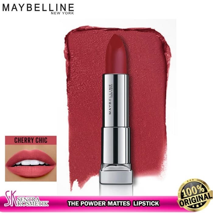 MAYBELLINE Color Sensational The Powder Mattes Lipstick - CHERRY CHIC