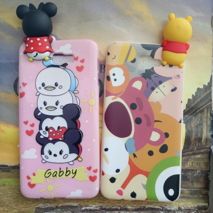 Case SAMSUNG J7 Prime softcase Boneka intip 3D case Lucu