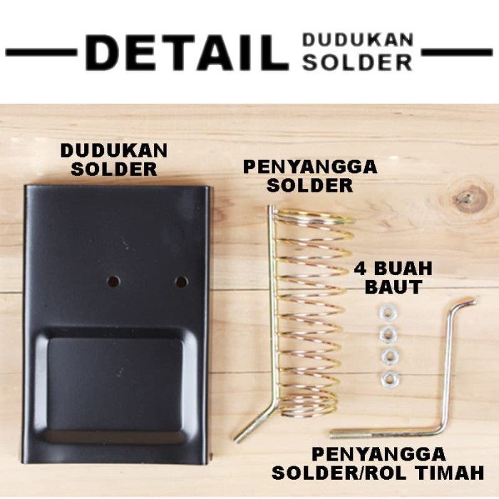 EELIC SOR-A008-DUS ORANGE SOLDER TEMBAK LISTRIK + DUDUKAN SOLDER
