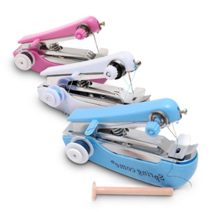 Mesin Jahit Tangan Mini Stapless Baju Celana Sewing Singer Staples -