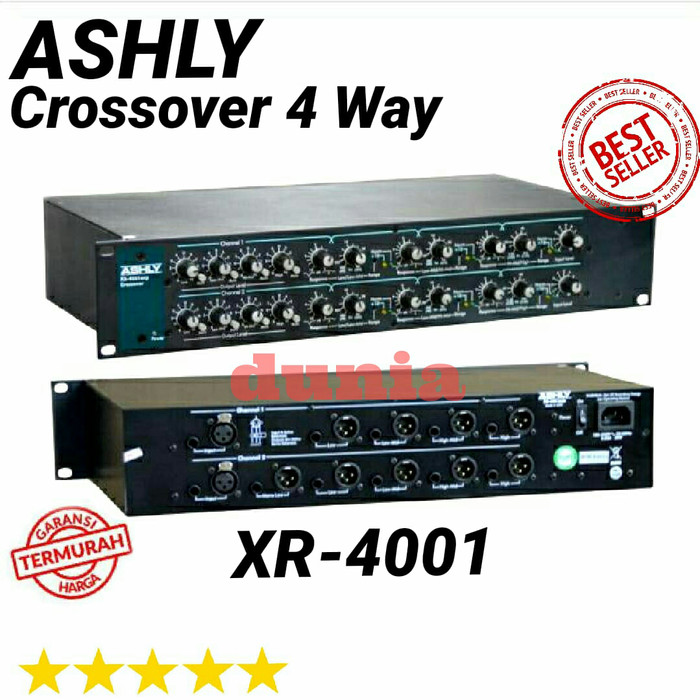 Jual Crossover ASHLY XR 4001 EXP 4 Way 4way /3way dua tingkat mantapppp