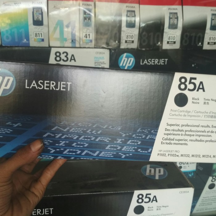 TONER HP LASERJET 85A CE285A CARTRIDGE ORIGINAL - Hitam