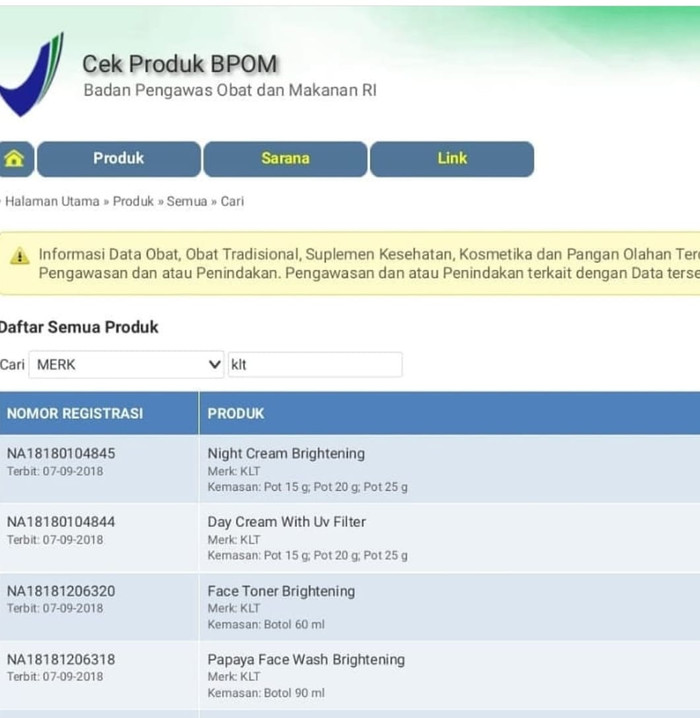 Harga Klt Cream Bpom Travelbon.com Harga Klt Cream Bpom Travelbon.com