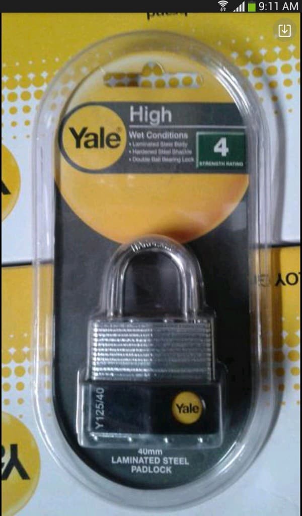 Gembok Yale Y125/40/122/1 grab it fast