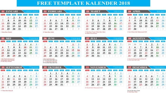 Jual kalender 2018 - Kab. Banyuwangi - radifan shoop