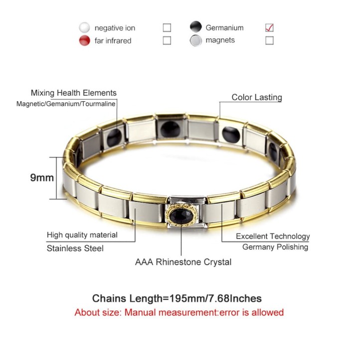Ion Health Therapy Bracelet - Gelang Kesehatan Magnet - Gelang Pria. Source .