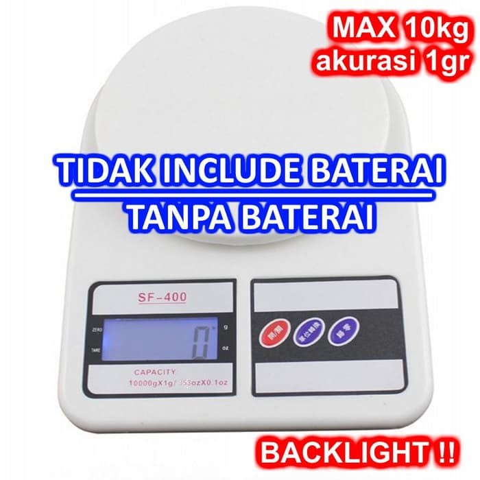 Dsc Timbangan Digital Elegan 10kg Putih Harga Harga Terkini dan Source · Timbangan Digital Dapur SF400
