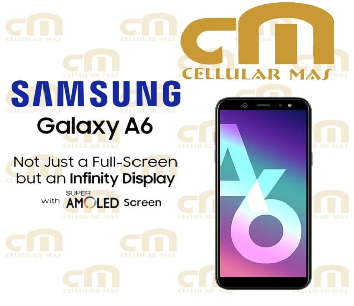 Jual Samsung Galaxy A6 RAM 3GB ROM 32GB GARANSI RESMI SEIN