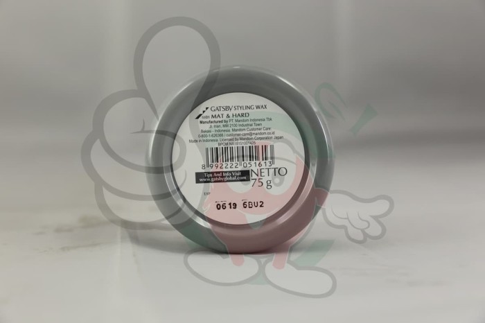 Styling Wax GATSBY Harajuku Volume Up Mat & Hard - 75Gr -