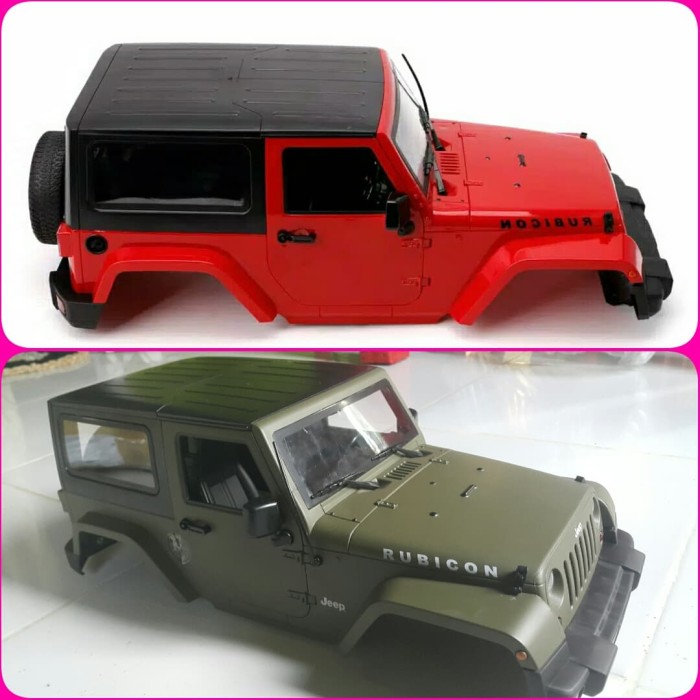 Jual Body RC jeep hard body 1/10 scx10 axial tamiya rc4wd Kota Bandar