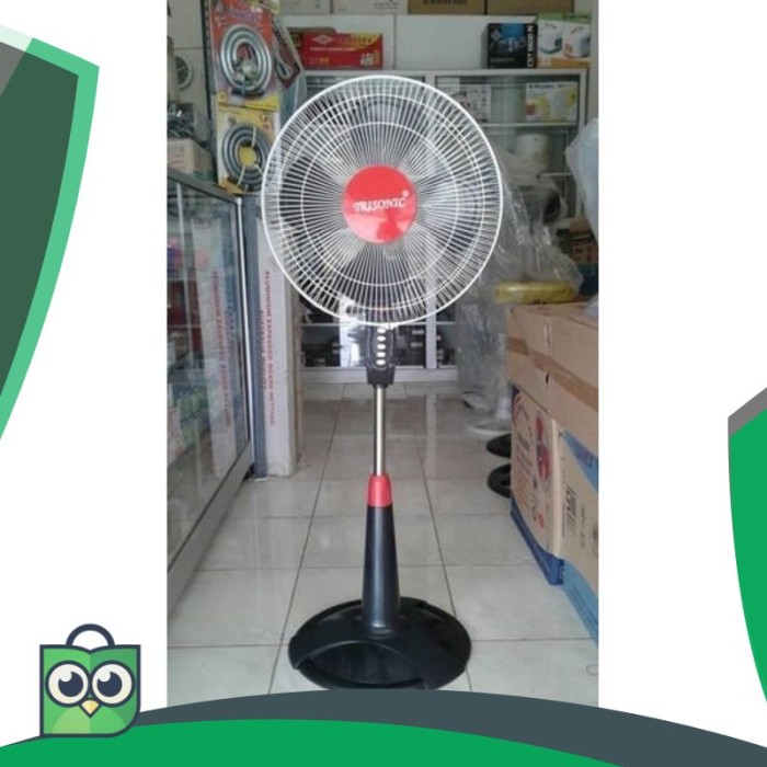 Beli Promo Kipas Angin Berdiri Garansi Trisonic Spt Stand Fan Cmc Miyako Harga Rp 152.000