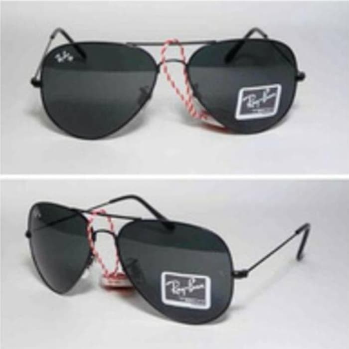 Jual Kacamata Sunglass Aviator Lensa Kaca Hitam - Jakarta