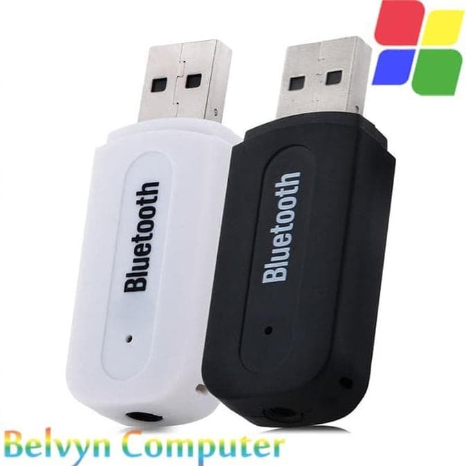 Stereo Usb Wireless Bluetooth Audio Music Receiver - Putih Murah