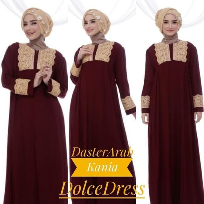 Maxi Dress Arab/India/Dubai/Turki Dolce Kania Daster Lebaran Busui
