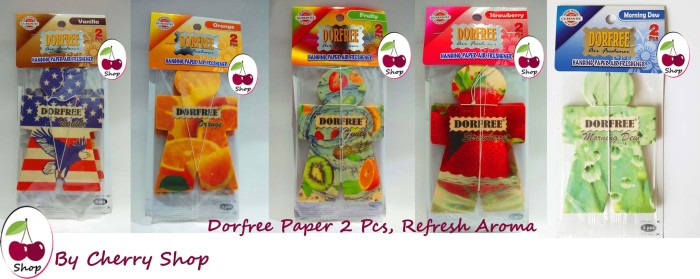 Cherry Shop _ Pengharum Mobil & Ruangan Dorfree Paper - Orange
