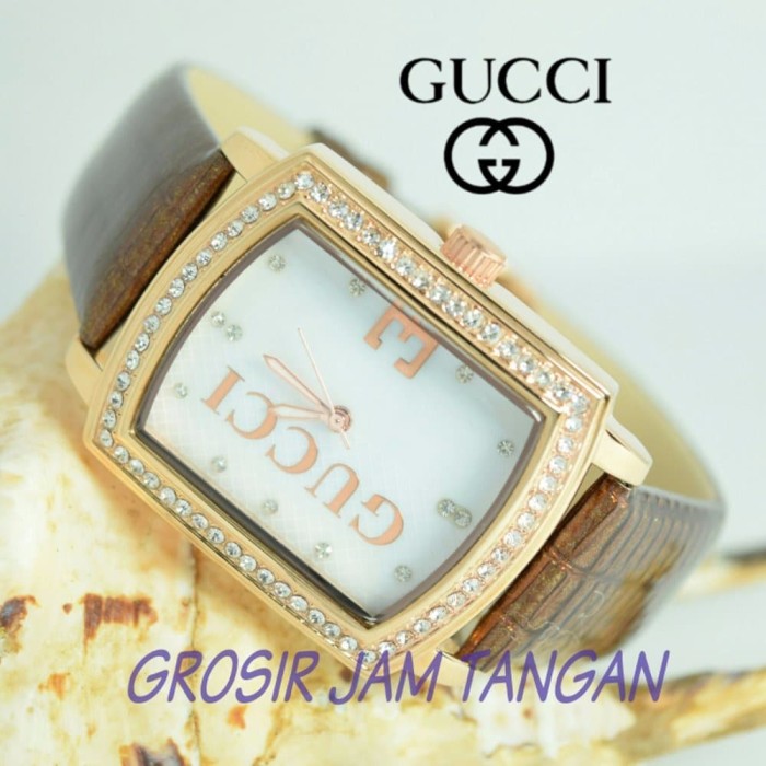 Harga Diskon Jam Tangan Wanita G Ci Syahrini Tali Kulit Model Terbaru Grosi Harga Rp 215.000