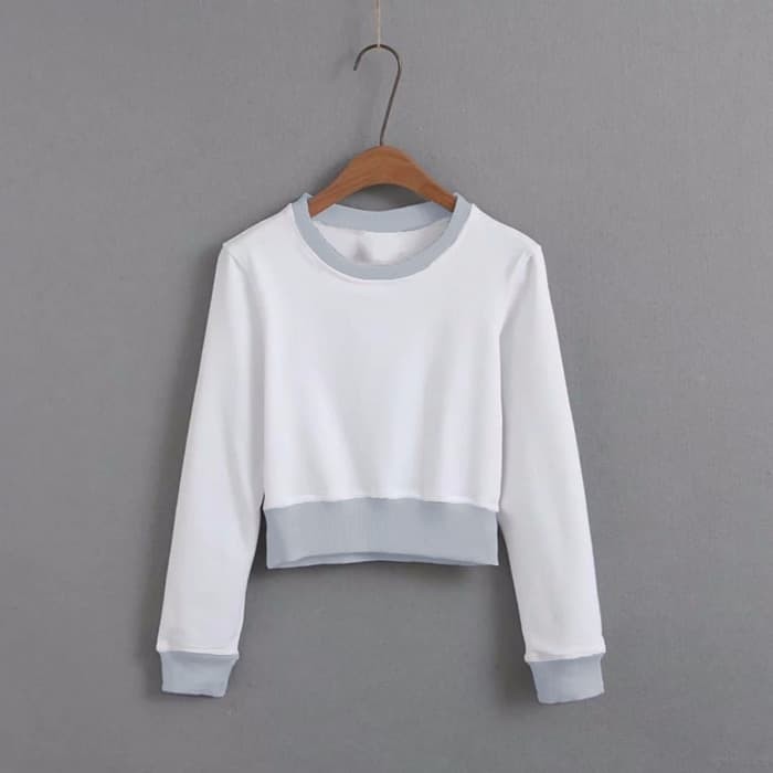 Jual Della Crop T Shirt Long Sleeve Sweater Tee High Waist Top Hitam Kab. Bekasi fourpay | Tokopedia Jual Della Crop T Shirt Long Sleeve Sweater Tee High Waist Top Hitam Kab. Bekasi fourpay | Tokopedia