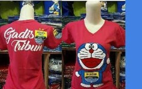 KAOS BAJU GADIS TRIBUN PINK ORIGINAL BOBOTOH PERSIB BANDUNG