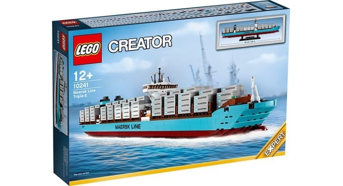 Manual Book 2019 HOT Custam Creator Maersk Line Triple-E Lego Compitible 10241