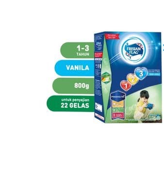 Frisian Flag Jelajah 123 Vanilla 800gr Box