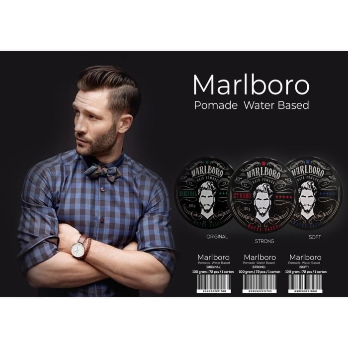 Pomade Waterbased Marlboro Strong 100 Gram
