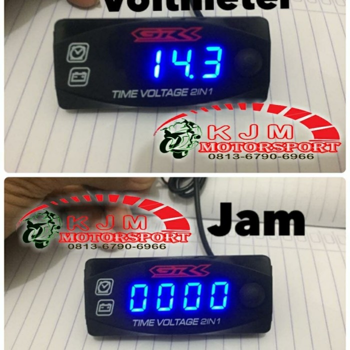 Jual Volt meter dan jam digital motor Jakarta Barat KONG JAYA MOTOR