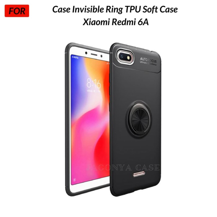 Foto Produk Case Autofocus Invisible Iring Xiaomi Redmi 6A 6A Soft Case - Hitam dari Jagonya Case