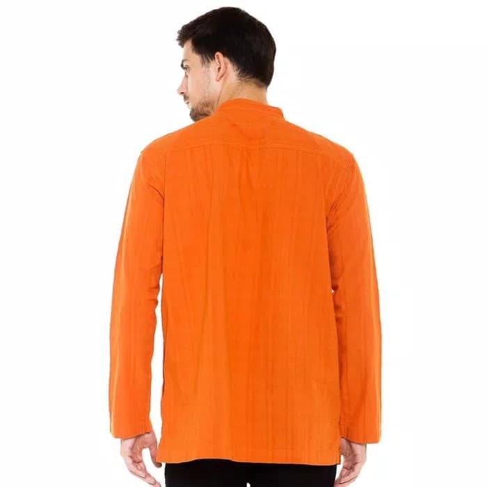 Baju Koko Kemeja Pria Carvil Adam Atr Terakota