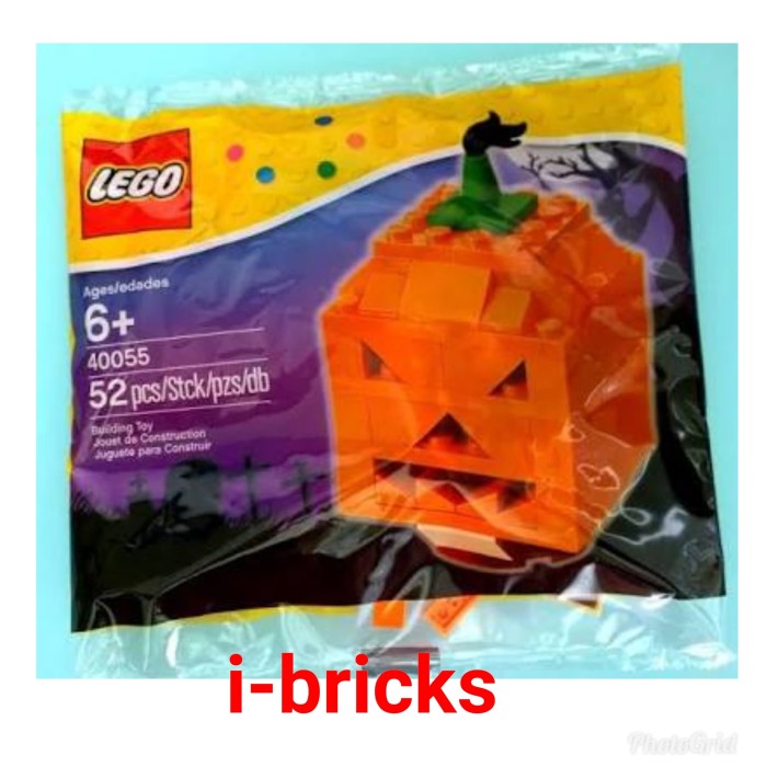 lego halloween pumpkin