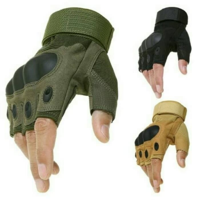Jual Sarung Tangan Sepeda Motor Military Tactical Half