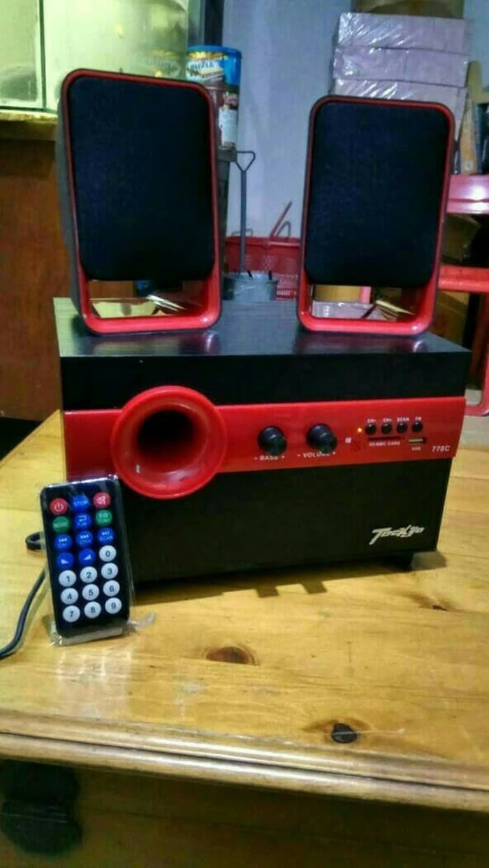 GMC Tekyo Speaker Aktif Bluetooth Active 778C Super Bass Radio