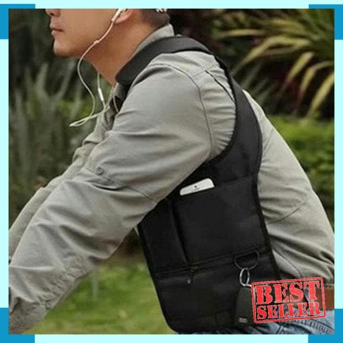 Tas gadget pundak army polisi FBI multi fungsi turn back crime