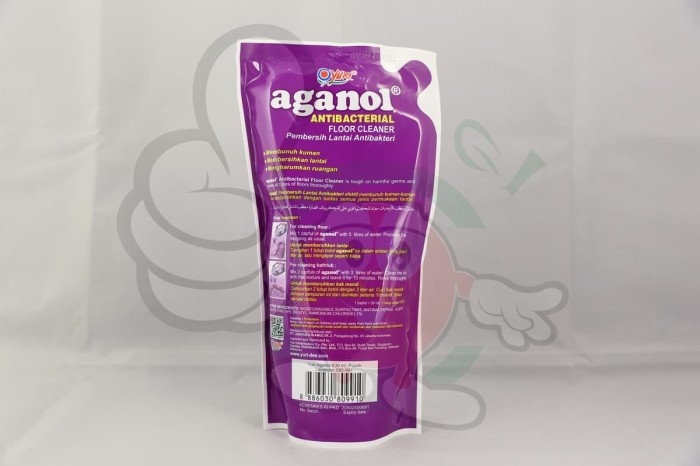 Pembersih Lantai AGANOL Antibacterial Floor Cleaner Lavender - 630 ml