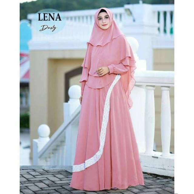 Jual Baju Gamis Gamis Syari Gamis Pesta Baju Pesta Gamis Lena Syari Jakarta Barat Grosir Baju Ori Tokopedia